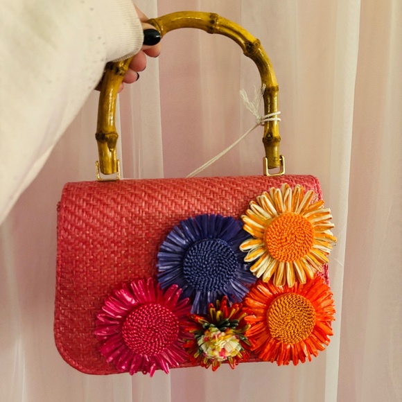 Haute Hippie Handbags - Haute Hippie Purse with Florals
